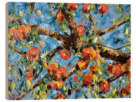 Obraz na drewnie Peach Tree - Diana Malivani