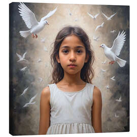 Canvas-taulu Peace III - Ben Heine