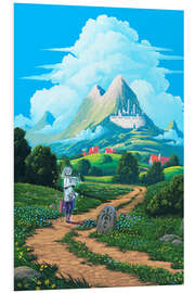 Hartschaumbild Traumhafte Reise