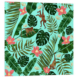 Stampa su PVC Tropical Garden Mint