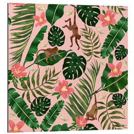 Alubild Tropical Garden Pink - SpaceFrog Designs