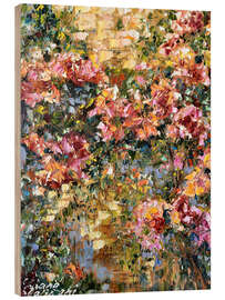 Quadro de madeira Monastery Roses - Diana Malivani
