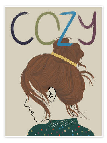 Póster Cozy Girl