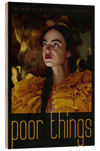 Cuadro de madera Poor Things