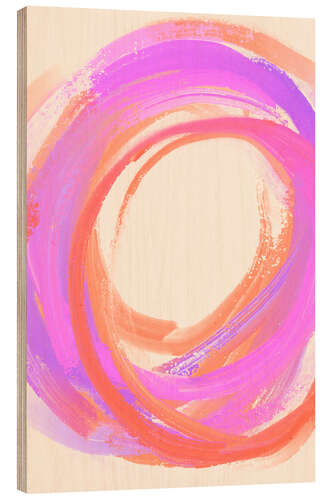 Tableau en bois Colour Circles