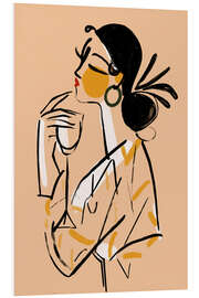 Hartschaumbild Vin à Paris