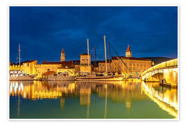 Wandbild Trogir - Kroatien - Peter Schickert