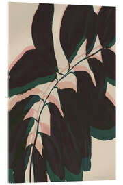 Acrylglasbild Blätter am Zweig Nr. 2 - treechild