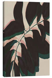 Canvas print Leafs On Twig No 2 - treechild
