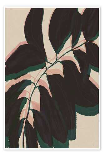 Poster Leafs On Twig No 2