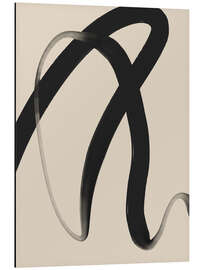 Magnettafel Black Strokes No 25