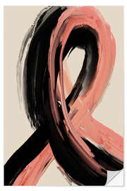 Wall sticker Black And Peach No 1