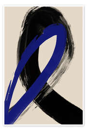Poster Black And Blue No 3