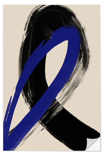 Wall sticker Black And Blue No 3