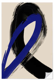 Wall sticker Black And Blue No 3