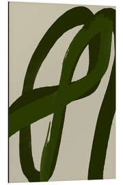 Magnettafel Green Strokes No 1