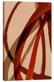 Lienzo Red Strokes No 1