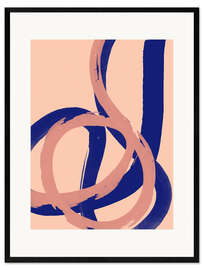 Impresión de arte enmarcada Colour Strokes No 18