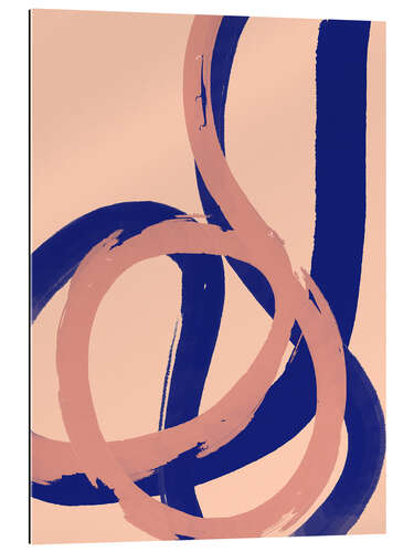 Stampa su plexi-alluminio Colour Strokes No 18