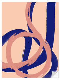 Sticker mural Colour Strokes No 18