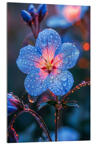 Gallery Print Blaue Blüte