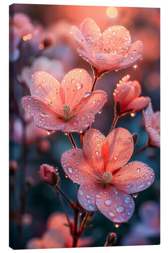 Canvastavla Pink blossoms