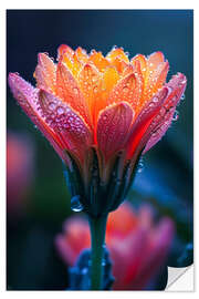 Selvklebende plakat Purple blossom