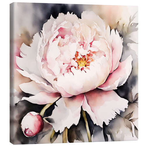 Quadro em tela Peony