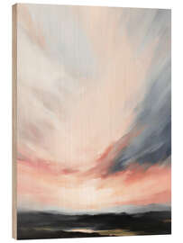 Cuadro de madera Sunrise abstract - Ohkimiko