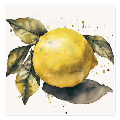 Poster Lemon Closeup