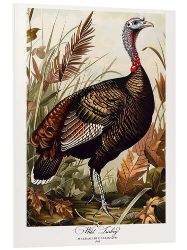 Tableau en PVC Wild Turkey after Audubon