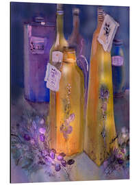 Alubild Goldenes Olivenöl mit schwarzen Oliven - Sabina von Arx