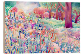 Obraz na drewnie Where the Wild Flowers Grow - Josh Byer