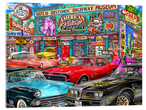 Akrylbillede Route 66, Historic Highway