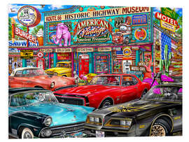 Hartschaumbild Route 66, Historic Highway