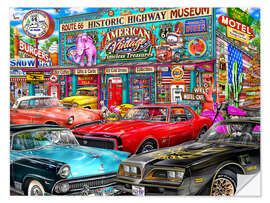 Wandsticker Route 66, Historic Highway