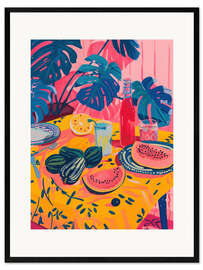 Impression artistique encadrée Melon For Two - Frank Daske