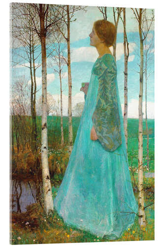 Tableau en verre acrylique Spring