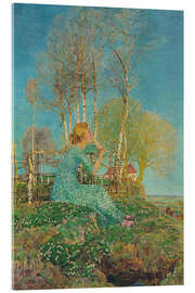 Acrylic print Longing - Heinrich Vogeler