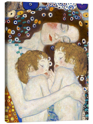 Canvas print Mother and Twins V