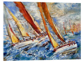 Acrylic print Voiliers - Diana Malivani