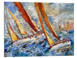 Tableau en plexi-alu Voiliers - Diana Malivani