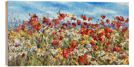 Holzbild Die Freude am Leben - Diana Malivani