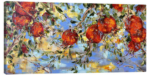 Stampa su tela Pomegranates