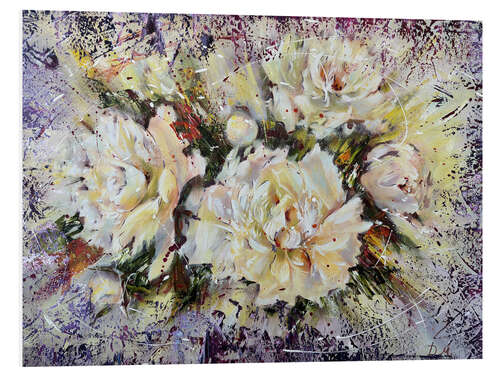 Obraz na PCV White Peonies
