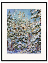 Ingelijste kunstdruk Snowbirds