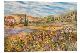 Hartschaumbild Die süße Luft der Provence