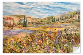 Wandsticker Die süße Luft der Provence