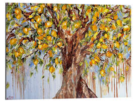 Magnettafel Zitronenbäume