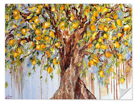 Sticker mural Lemon Trees